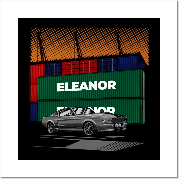 Mustang Shelby Eleanor x Harbour Wall Art by aredie19